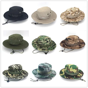 2022 Mai Multe Culori De Camuflaj Tactice Găleată Pălărie Pentru Om Iute Uscat Capac De Militari Ai Armatei Paintball În Aer Liber, Pescuit Pescar Pălării