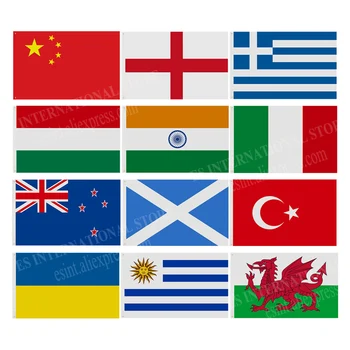 China, Anglia, Ungaria, India, Italia, Turcia, țara Galilor, Ucraina, Pavilion Național Poliester Banner 90*150cm 3*5ft Steagul Peste Tot În Lume