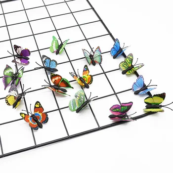20 de Piese Artificiale Fluture Decor Acasă Frizură Accesorii de Perete Autocolante Diy Cutie de Bomboane de Fundal de Perete
