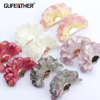 GUFEATHER F146,accesorii bijuterii,flori diy pandantive,forma de flori,farmece,realizate manual,bijuterii,diy cercei,10buc/lot