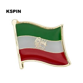 1001 Iran Naționale Banner Insigne Pin Metal pentru Haine Rozet Makara Replica Monede KS-0204