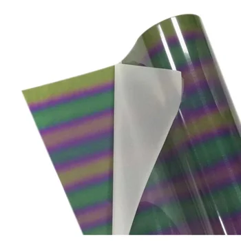 HTP Puternic Reflectorizante de transfer de Căldură de Vinil Irizare Xylopyrography Colorate DIY Curcubeu Film Pentru Chingi Sac de Îmbrăcăminte, Pantofi