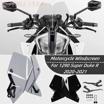 Motocicleta Parbriz Parbriz Pentru KTM 1290 Super Duke R 2020 2021 2022 Fata Deflector de Vânt Ecran Scut cu Suport