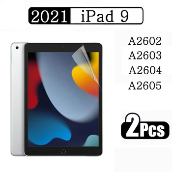(2 Pachete) de Ecran Protector Pentru Apple iPad 9 10.2 2021 a 10-a Generație A2602 A2603 A2604 A2605 Anti-Zero animale de COMPANIE Moale Tableta Film