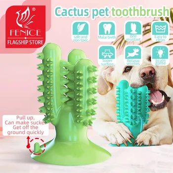 Fenice Câine De Companie Jucării Cactus Molar Stick Rezistent La Muscatura De Animale De Companie De Curățare Dinte De Câine Periuta De Dinti Jucarie Minge Câine De Formare Interactive