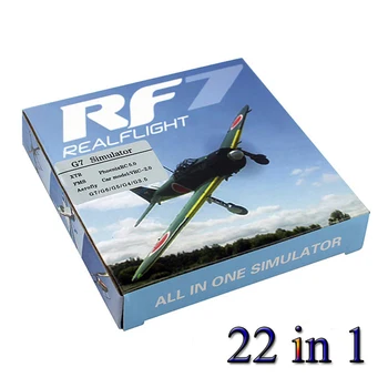 Cele mai noi 22 1 Simulator 22in1 USB RC Simulator pentru Realflight Suport G7.5 G7 G6.5 G5 Flysky FS-I6 TH9X Phoenix5
