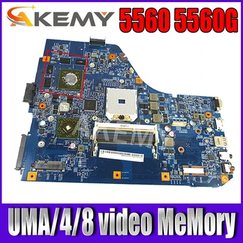 Akemy Pentru Acer Aspire 5560 5560G 10338-1 laptop placa de baza placa de baza 5560G 10338-1 placa de baza cu GPU DDR3