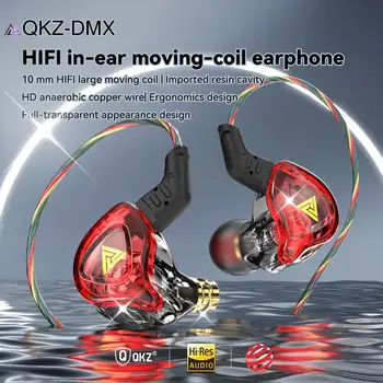 QKZ AK6 DMX EDX Căști 1DD Dinamic HIFI Bass Căștile În Ureche Căști Monitor Monitor de Sport a Zgomotului Căști ZST ZSX