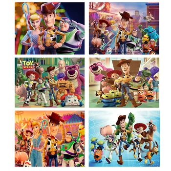 Disney Toy Story diy Diamant Tablou Plin Patrat/Rotund desene animate cu Diamant Broderie stras Imagine Artizanat decor camera pentru copii