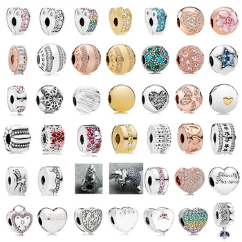 Ppb 3 100% argint 925 original dragoste curba roz gheață format granulată spumante ac de par potrivite pentru femei cadouri bijuterii