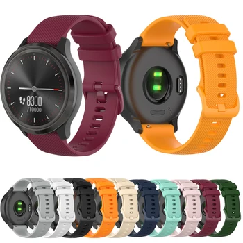 20mm Sport Silicon Watchband pentru Garmin Venu 2 Plus Precursor 645 245 Sport Curea de mână Pentru Garmin Vivoactive 3 Watchband