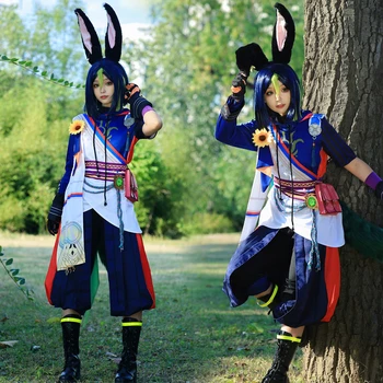 Joc Genshin Impact Tighnari Cosplay Costum De Uniformă Nouă Piele Costum Carnaval De Halloween Sumeru Genshin Cosplay Urechi Peruca Coada