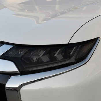 Far auto de Protecție de Film Tentă de Fum Negru TPU Protecție Autocolant Transparent Pentru Mitsubishi Outlander 2015-2020 Accesorii