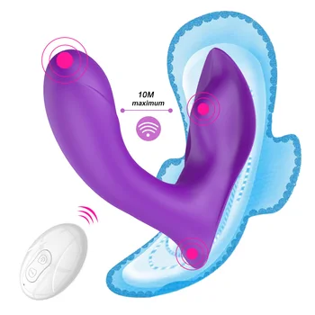 10-Viteza Penis Artificial Vibratoare Jucarii Sexuale Sex Feminin Lenjerie De Corp Vibrator Stimulator Clitoridian Control De La Distanță Orgasm Munca Masturbari Dispozitiv