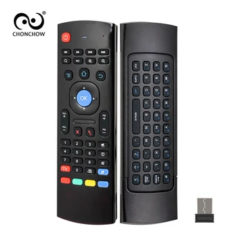 MX3 cu iluminare din spate Air Mouse T3 Smart Remote Control 2.4 G RF Wireless Tastatura cu Microfon Voce pentru X96 tx3 H96 pentru Android TV Box