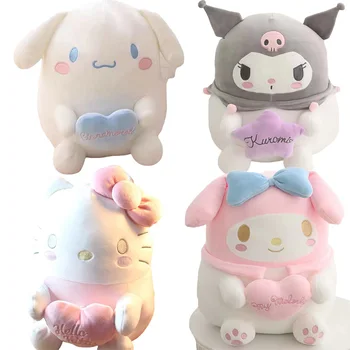 4Style Sanrio Jucării de Pluș Drăguț Animale Desene animate Kitty Kuromi Melodia Mea Cinnamoroll Umplute Papusa de Plus Cadouri de Ziua de nastere Pentru Fete