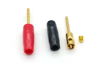 8pcs cupru Sârmă Vorbitor de Cablu Pin Conectori Banană 2mm adaptor Priza