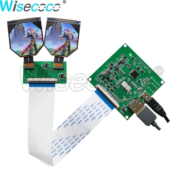 2.1 Inch de Inalta Rezolutie 1600*1600 Dual Display LCD Raspberry pi Ecran MIPI 24 pini Conector Controller Driver Placa Wisecoco