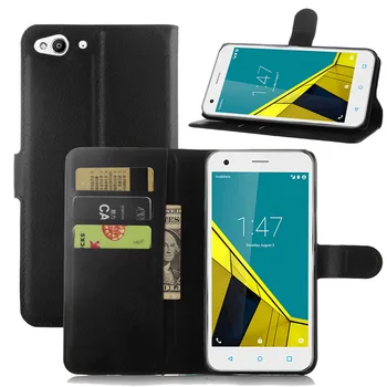 Portofel Flip PU Piele Caz Acoperire Pentru Vodafone Smart ultra 6 Caz Telefon Mobil Coajă Înapoi Capacul Cartelei Sta Coque Fundas