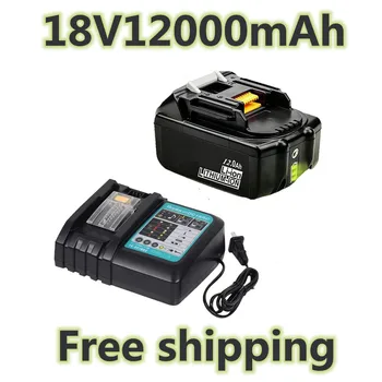 Mai recent Modernizate BL1860 Acumulator 18 V 12000mAh baterie Litiu-ion pentru Makita 18v Acumulator BL1840 BL1850 BL1830 BL1860B LXT400