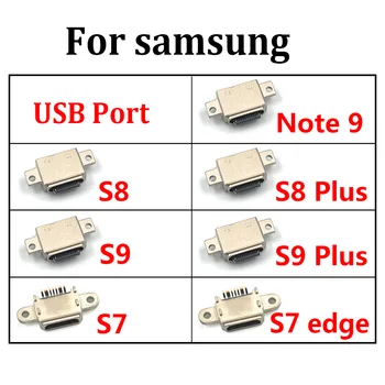2 buc，Pentru Samsung A32 A02S A8 2018 A530 A730 S21 A52 A72 S7 S7 Edge S8 S9 Plus Ultra Încărcător USB Port Conector Jack Plug Socket
