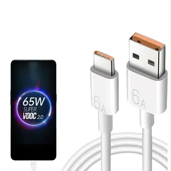 6A USB de Tip c Cablu Pentru Huawei mate 40 P40 p30 pro Onoare Rapid de Încărcare Cablu de 1M Pentru Xiaomi Redmi Nota 7 8 Pro 8A 6a Tip c Cablu