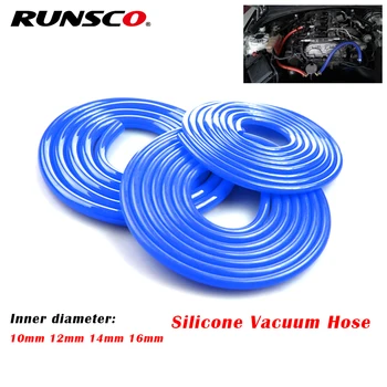Universal 10 mm/12 mm/14 mm/16mm Auto Vacuum Furtun de Silicon Curse de Linie de Pipe Tub Roșu Albastru Negru