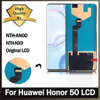 100%Original Nou Pentru Onoarea de 50 de Display Ecran LCD Cu Rama Pentru HUAWEI Honor 50 NTH-NX9 NTH-AN00 LCD Ecran Display Panou Tactil