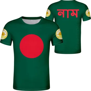 Bgd BANGLADESH Tricou Țară Facultate T-shirt Diy Bd Bengali Națiune Pavilion Haine de Imprimare Negru Gratuit Tricoul Personalizat Casual