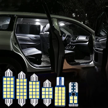 8x Becuri LED Auto Lumina de Interior Kit Pentru Kia Niro 2017 2018 2019 2020 Dom Lectură de Înmatriculare Lumini Oglindă Machiaj Portbagaj Lămpi