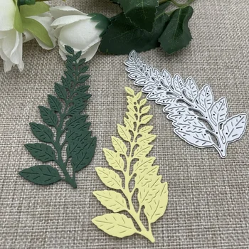 Frunze decor de Metal de Tăiere Moare Șabloane Pentru DIY Scrapbooking Decorative Relief Artizanat Mor de Tăiere Șablon Mucegai