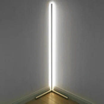 LED simplu Colț, pe Perete, Lampa de Podea Atmosferă Modernă Lumina de Interior Dormitor în Picioare de Lămpi pentru Camera de zi de Decorare Acasă