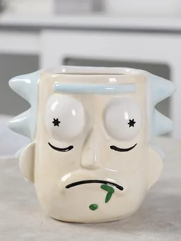 Rick și Morty Căni Cești de Cafea căni de Cafea cu Lapte Cana Cana de Birou Ceramice de Apă de Mare Capacitate 3D Bucătărie Acasă Drinkware