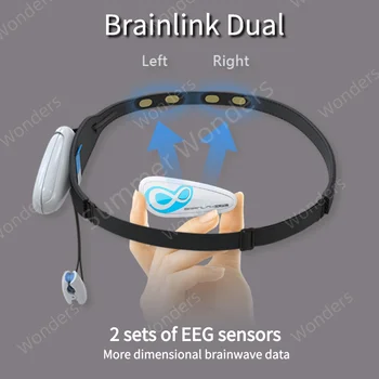 Brainlink Dual Undelor cerebrale Bentita Mindwave Dublu Canale pentru Date Detaliate Brainlink Senzori EEG pentru Dezvoltare Secundare SDK