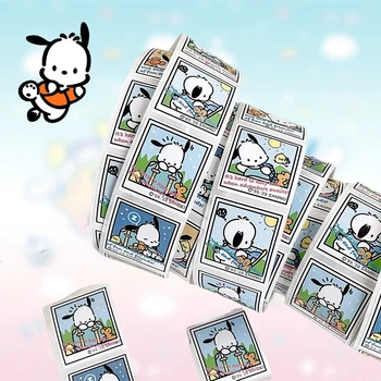Kawaii Pochacco Autocolante Anime Desene Animate Sanrio Manual Carduri Bandă De Etanșare Drăguț Album Diy Decorare Jucării Fete Cadouri
