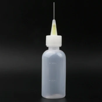 50ml de Lipit Lichid decapantă Ulei Dispenser din Plastic Sticluta Goala Cu Ac pentru Sfat Ecran de Telefon Mobil de Curățare Instrumente de Reparare