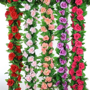 2 buc Artificiale Flori de Trandafir Rând Mic Colț de Flori de Simulare de Mătase Fals Flori de Nunta DIY Decor Acasă Ghirlanda Decor Flores