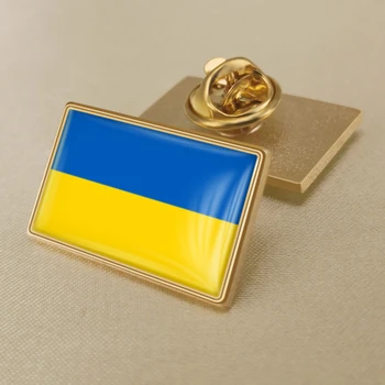 Stema Ucrainei, ucraina Hartă Drapelul Național cu Emblema Națională Brosa Floare Insigne, Ace de Rever