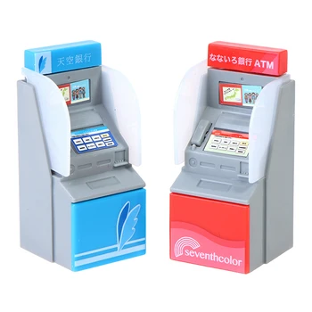 1:12 casă de Păpuși în Miniatură Simulare de Numerar de la ATM Dozator de Model Accesorii Jucării pentru Papusa Casa Decor
