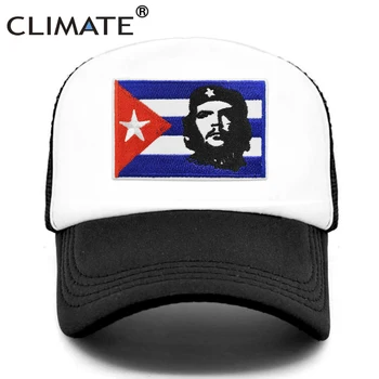 CLIMA Che Guevara Șapcă de Camionagiu Cuba Erou Cuba Pavilion Capac Ernesto Che Guevara Camionagiu Pălăria în Cap Rece Vara Plasă Șapcă de Camionagiu