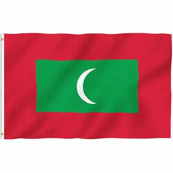 Maldive pavilion Banner 90*150cm Maldive drapelul Național 3x5ft poliester țesături Agățat steagul pentru decor