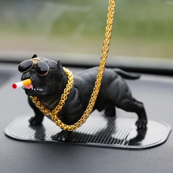 Creatoare de moda Bulldog Masina Ornament cel Mai bun Cadou Bull Dog Decor Interior Auto Accesorii Funning Cutie de styling auto