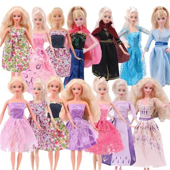 Kieka Fierbinte Vanzare 1 buc DIY Moda Tinuta Casual Purta Haine Rochie pentru Papusa Barbie Accesorii Păpuși Fata de Jucarii 11.5 Cm