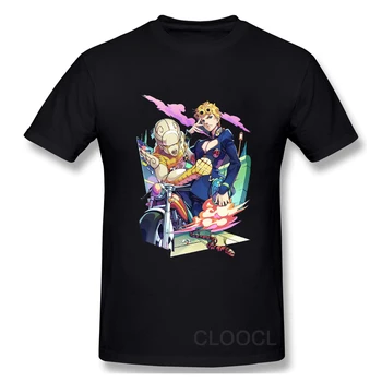 CLOOCL Barbati tricou 100% Bumbac T-shirt Anime Aventura Bizar JoJo Casual Unisex Teuri Harajuku din Asia Marimea XS-7XL DropShipping