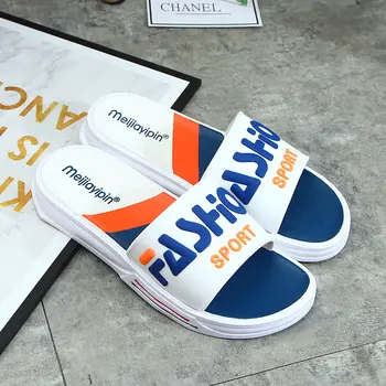 Bărbați Papuci de Vara trend brand de lux Diapozitive Cuplu Sandale de Plaja, Casa de Moda Pantofi de interior Flip Flop femei