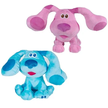 Drăguț Blue 's Clues & Ai Beanbag Papusa de Plus Jucarii Albastru Roz Câine Moale Umplute, Jucării de Crăciun Copii Blue' s Clues Plushies
