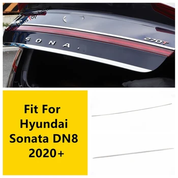 Spate din Oțel inoxidabil Coada Ușa Hayon Portbagaj Benzi Decor Acopere Garnitura Pentru Hyundai Sonata DN8 2020-2022 Accesorii Exterioare