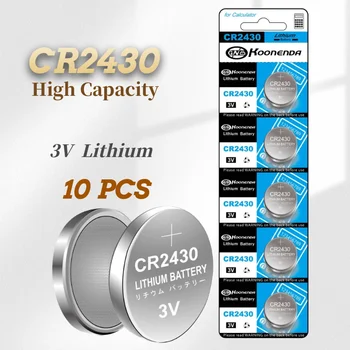 2021-Noi 10BUC CR2430 3V Litiu Baterii Buton Baterii de Mare capacitate de Control de la Distanță Jucărie CR2430 Baterie