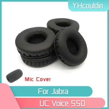 YHcouldin Pernițe Pentru Jabra UC Voice 550 Duo / Mono / MS pentru Căști Accessaries Înlocuire Încrețită Piele
