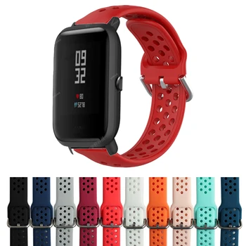 Silicon Ceas Sport Band Pentru Xiaomi Huami Amazfit Bip S U Pop Active Watch Inteligent Watch Curea 20MM Ceas de Înlocuire Curea Noua